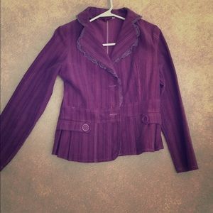 Purple blazer