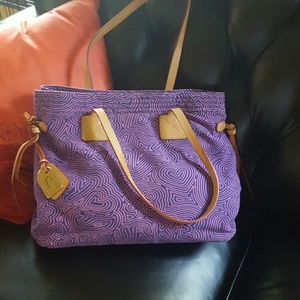 Purple and Pink Dooney and Bourke Satchel