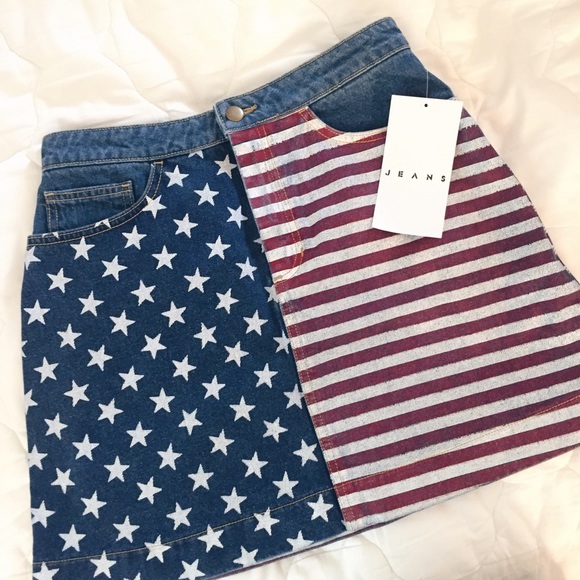 American Apparel Jean Skirt