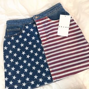 American Apparel Jean Skirt