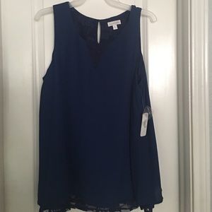 Charming Charlie Navy Tank