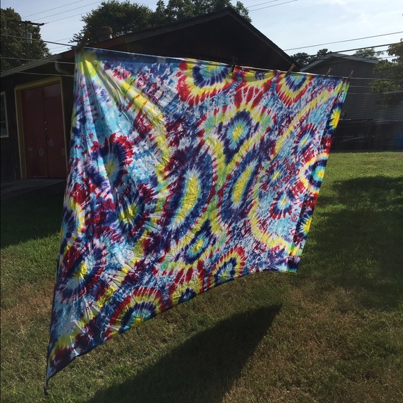 Custom Tie dye hippie tapestry - Picture 2 of 4