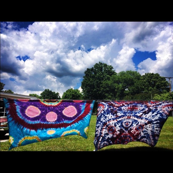 Custom Tie dye hippie tapestry - Picture 4 of 4
