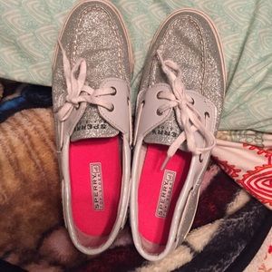 Sperry glitter shoes