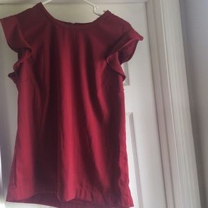Jcrew maroon top