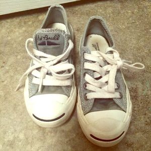 jack parcel for Converse gray shoes