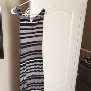 Striped maxi