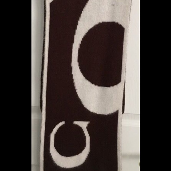 Coach winter wool scarf