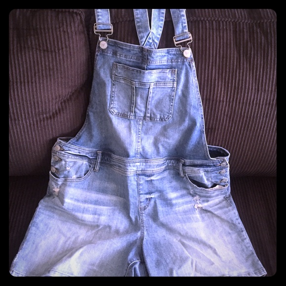 Torrid Denim Short Overalls