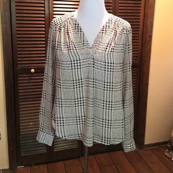 Houndstooth blouse