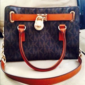 Medium brown Authentic MK handbag:SOLD