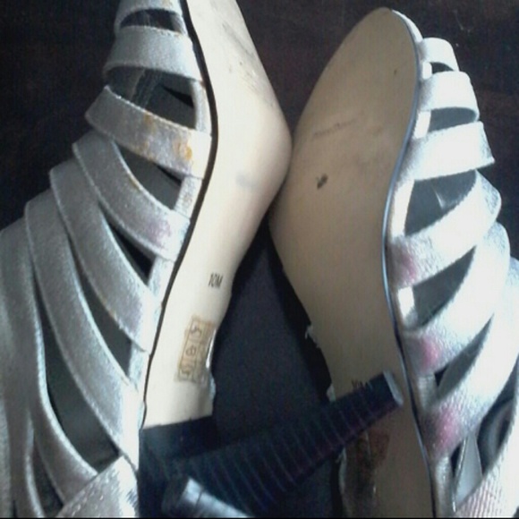 Silver Scrappy Sandals - Picture 4 of 4