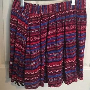 Forever 21 tribal skirt