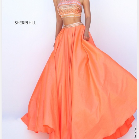2 piece Sherri Hill Evening Gown