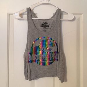 Jurassic park crop top