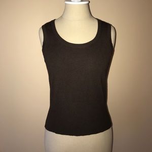Ann Taylor LOFT Brown Knit Top