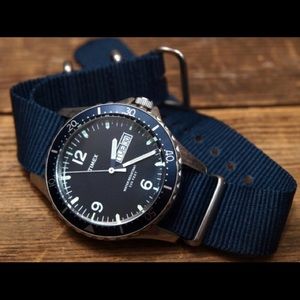JCrew Timex Andros Watch! Classic Diver Watch!