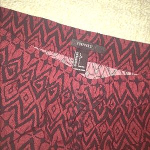Forever 21 Printed Pants