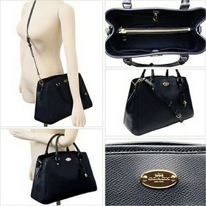 🚫SOLD 🛇COACH 🛍 Black MARGOT Carryall