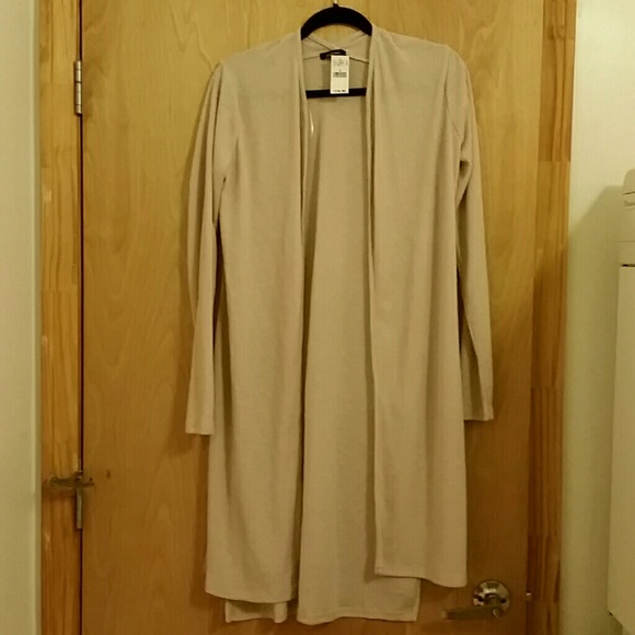 Open Cardigan Sweater - Duster Large