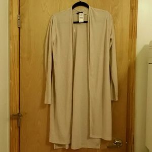 Open Cardigan Sweater - Duster Large