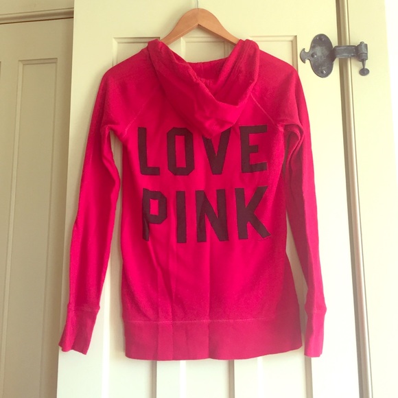 VS PINK Vneck Thermal Hoodie