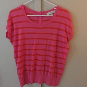 Loft pink light weight sweater
