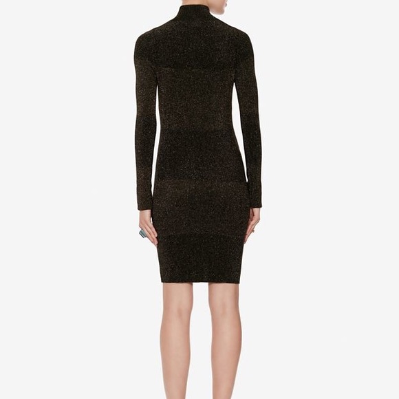 ALC Pat Stripe Lurex Dress - Picture 2 of 2