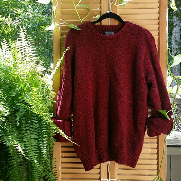 Chunky sweater!