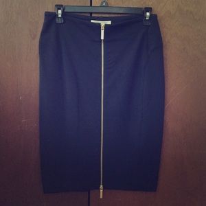 Brand New Michael Kors Zipper Pencil Skirt