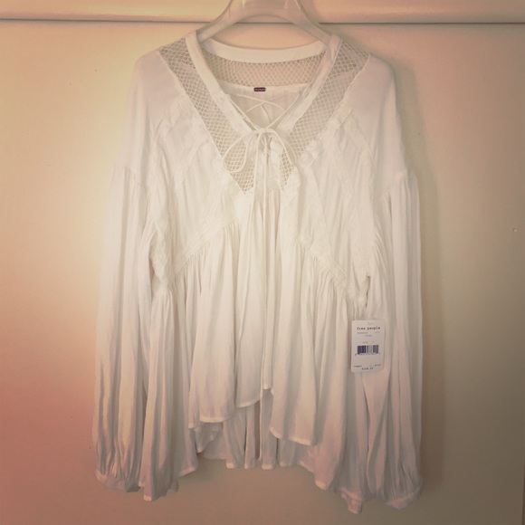 NWT Free People Peasant Shirt