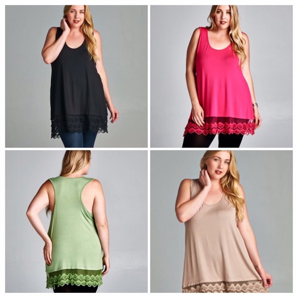 GORGEOUS LONGER CAMI EXTENDERS! 8 COLORS! - Picture 2 of 3