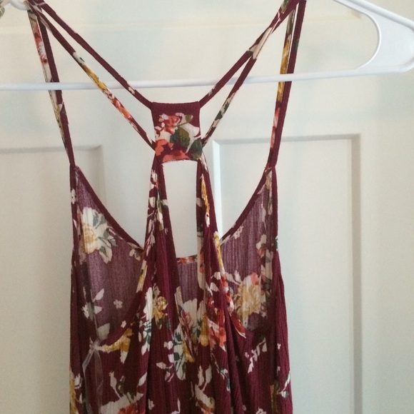 Chloe K maroon casual dress - Picture 3 of 4