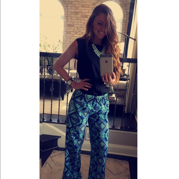 Fun multi color Boho pants