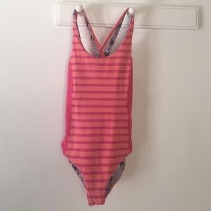 Ivivva girls reversible one piece swimsuit