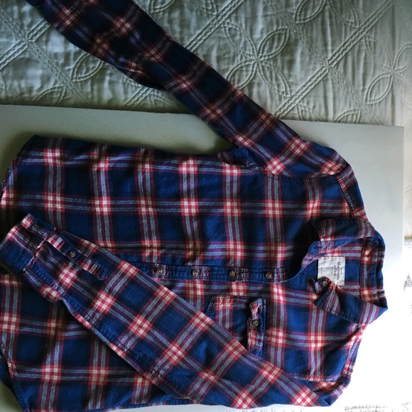 Plaid button down Abercrombie & Fitch