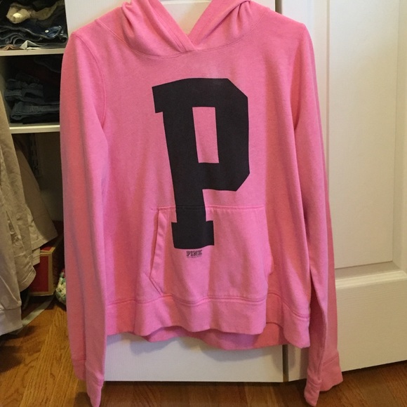 Pink hoodie pullover