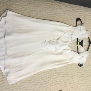 Silk and Lace Sleeveless Shell