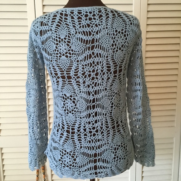 🌹Awesome crocheted Jacket - Picture 3 of 4