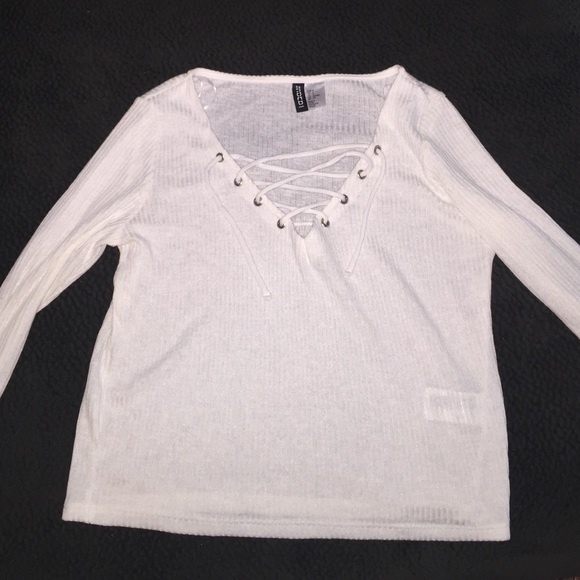 Lace up top