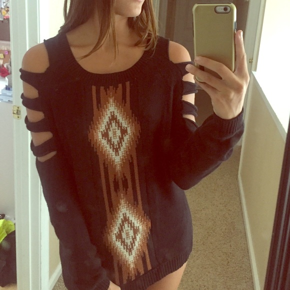 Off the shoulder sweater