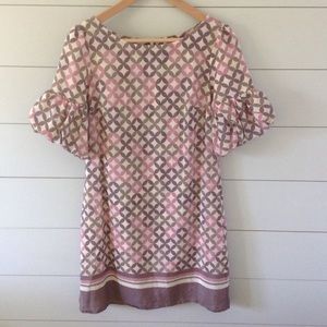 Silk geometric Banana Republic dress