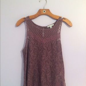 Purple Lace Tank
