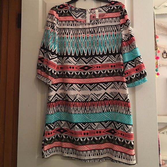 Aztec Print Boutique Dress/Tunic