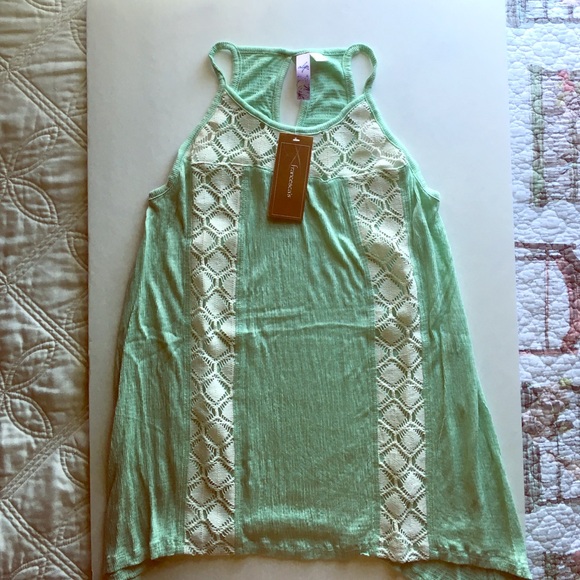 Francesca's mint tank top