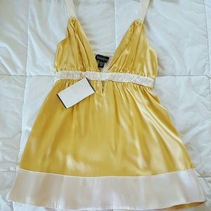 Bebe yellow top