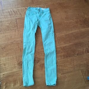 Rag and bone turquoise legging