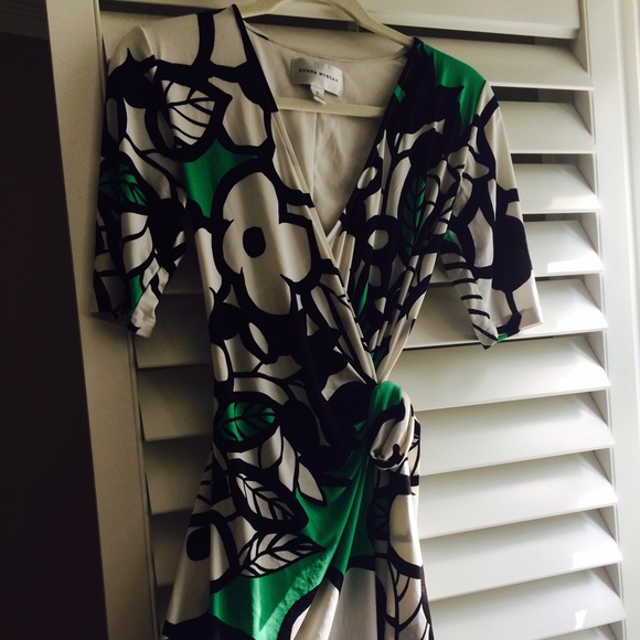 Fun Flirty Donna Morgan Wrap Dress