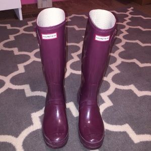Tall Hunter rain boots
