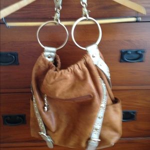 Kathy Van Zeeland bag, 12.5 H X 16.5 W X 4.5 D